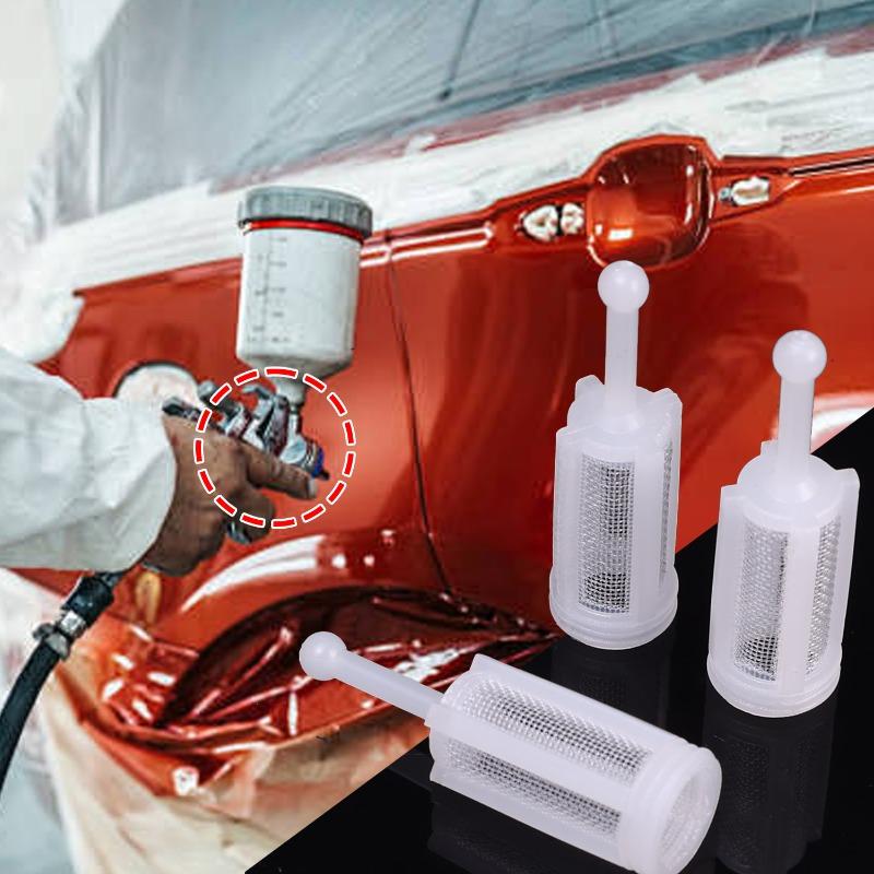 Nylon Fine Mesh Filter for Car Paint Spray Gun Prevent Clogging Paint Feed Sprayer Mesh Automotive Paint Gun Filter