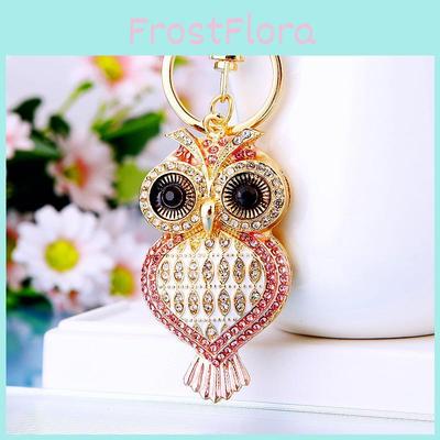 Süßer Eulen-Schlüsselanhänger aus Metall Perfekt für Geschenke am Valentinstag Weihnachten Und Andere Besondere Anlässe