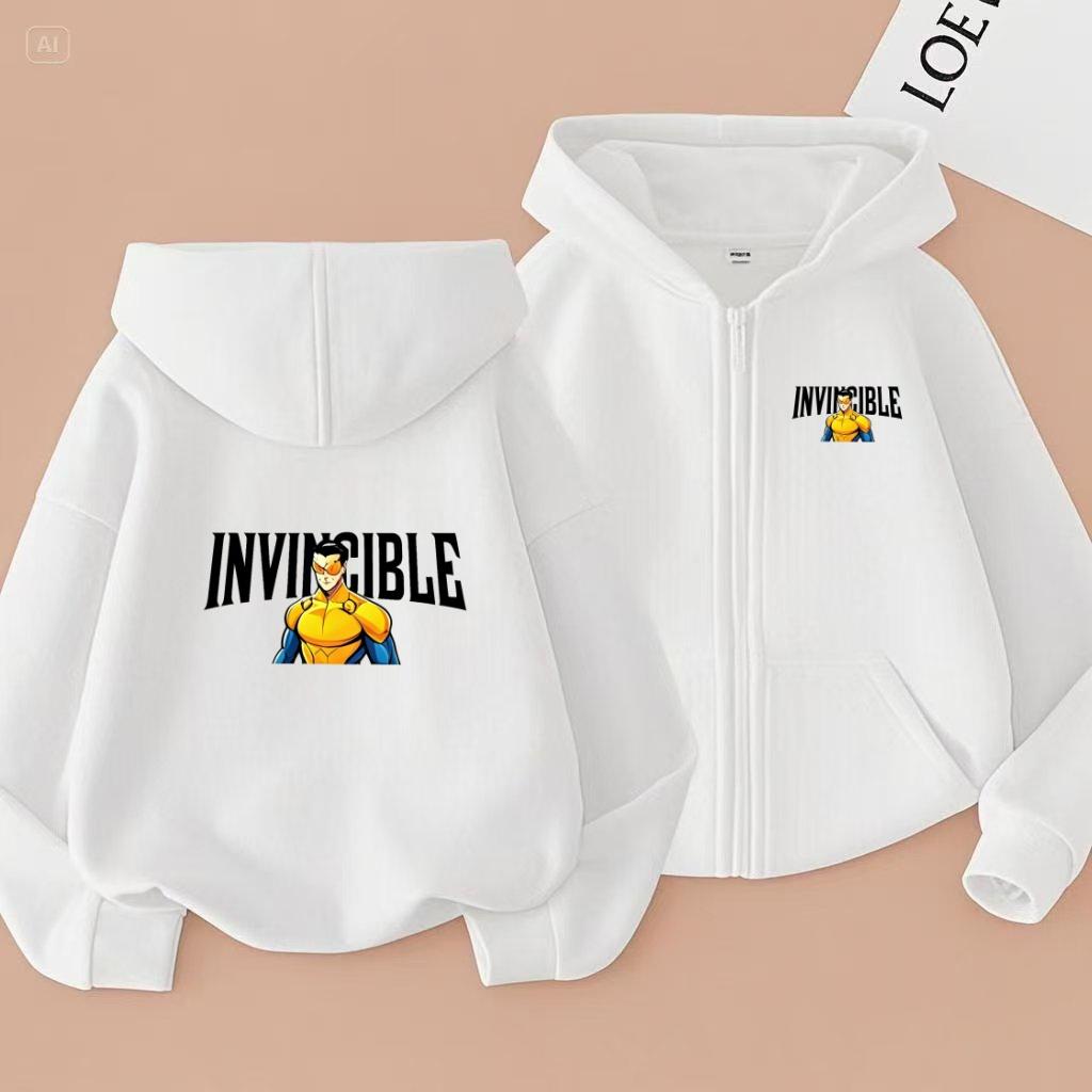 The Latest Best-selling Children's Sports Sweatshirt in Shaolin Animation Printed Hooded Zip-Up Shirt for Boys Girls Aged3-13