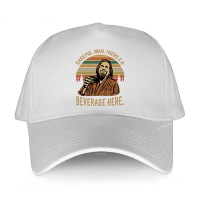 Czapka z daszkiem Snapback Hip Hop Wiosna Lato Jednolity Kapelusz przeciwsłoneczny Ostrożnie Mężczyzna Jest Tutaj Napój Unisex Młodzieżowe Bawełniane Czapki Casualowa czapka