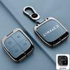 Zinc Alloy Leather Car Smart Key Fob Case Lynk & Co Lynk &Co 08 - Key Fob Housing Car Key Case Accessories