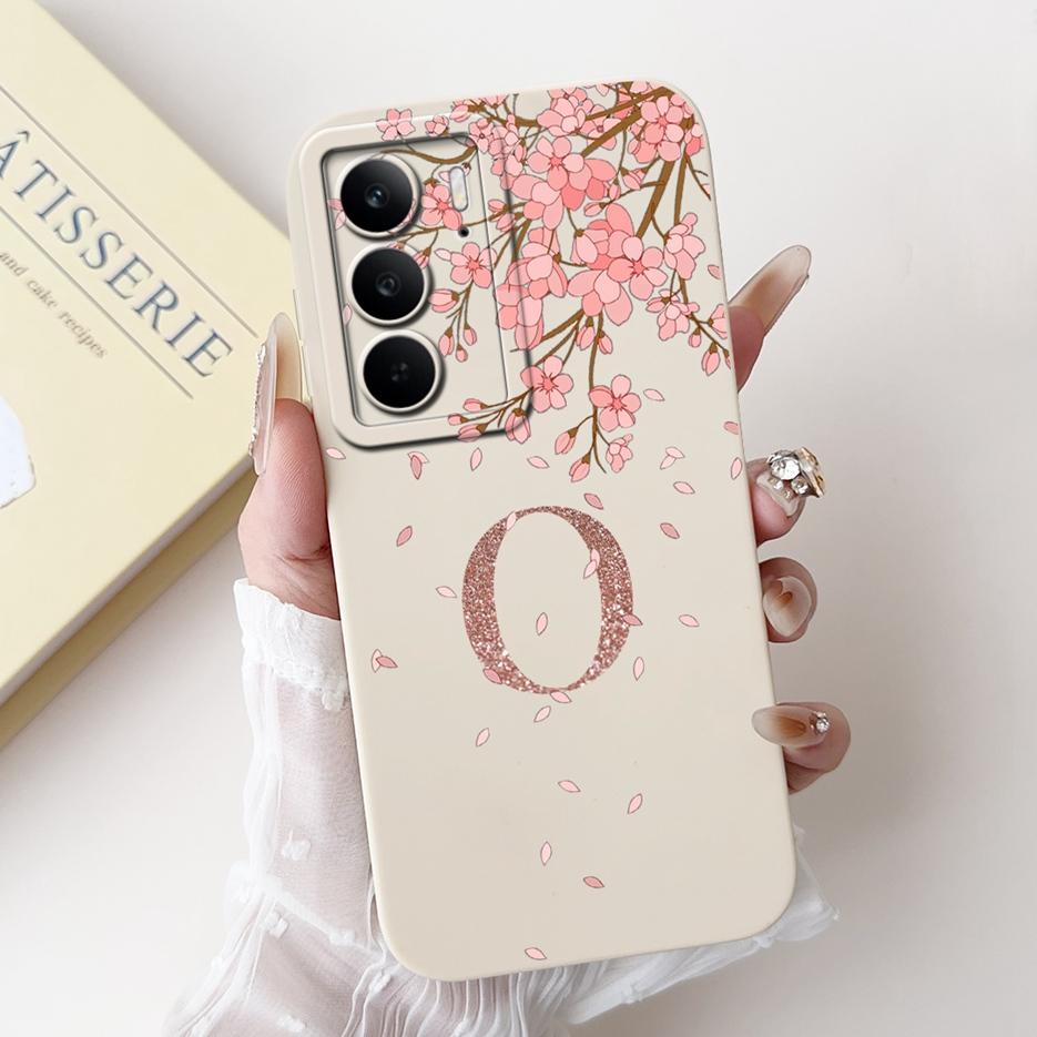 Do Realme C75 4G Etui Uroczne Korona Litery Pokrowiec 6.72'' Odporne na Wstrząsy Etui na Telefon Do Realme C75 C 75 RealmeC75 4G Miękkie Etui Zderzak