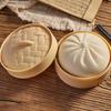 Bunte Teigtaschen-Quetschies Stressbälle Fidget Sensorikspielzeug Simulation Essen Squishies Brötchen mit Dampfgarer Knete-Kugel zum Ausdrücken Geschenke
