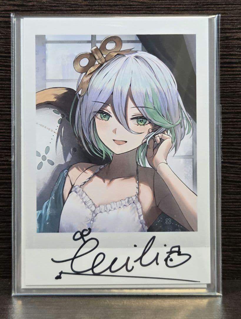 Hololive Cecilia Immergreen 1st Anniversary Autographed Bromide Card