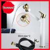 Nice 1080° Swivel Bathroom Sink Faucet Basin Faucet Mixer Deck Mounted Splash Proof Water Tap Shower Head Aerators Tapware PIPE x 2