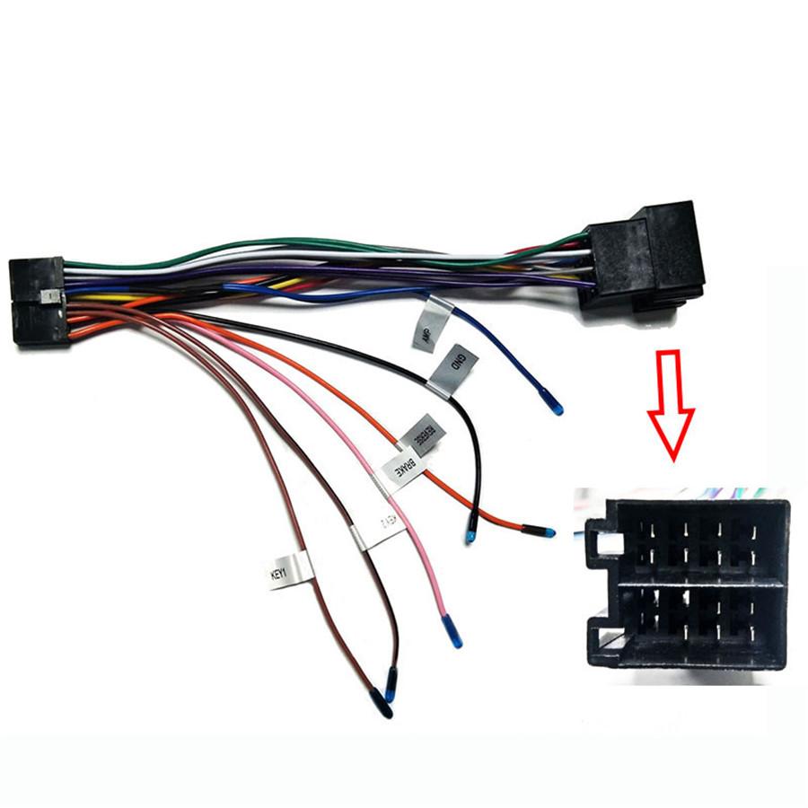 20-Pin Car Stereo ISO Wiring Harness