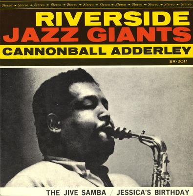 7inch Record CANNONBALL ADDERLEY SEXTET - The Jive Samba  SR3011 Riverside Recor - Japan Jazz Used
