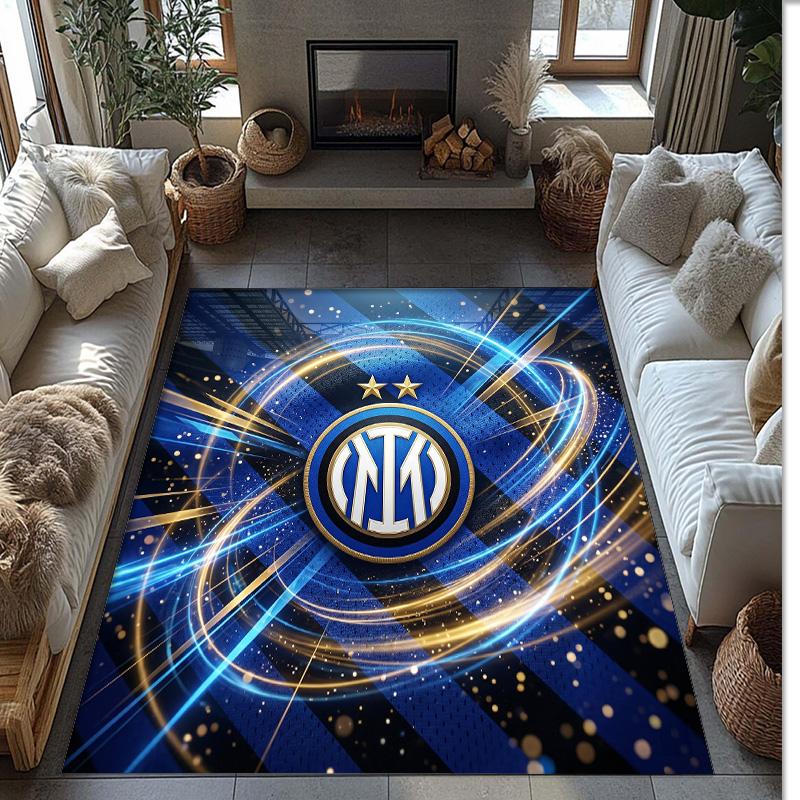 Borussia Dortmund Printed Flannel Area Rug Non Slip Soft Polyester Floor Carpet Indoor Decor Mat for Bedroom Living Room Sofa