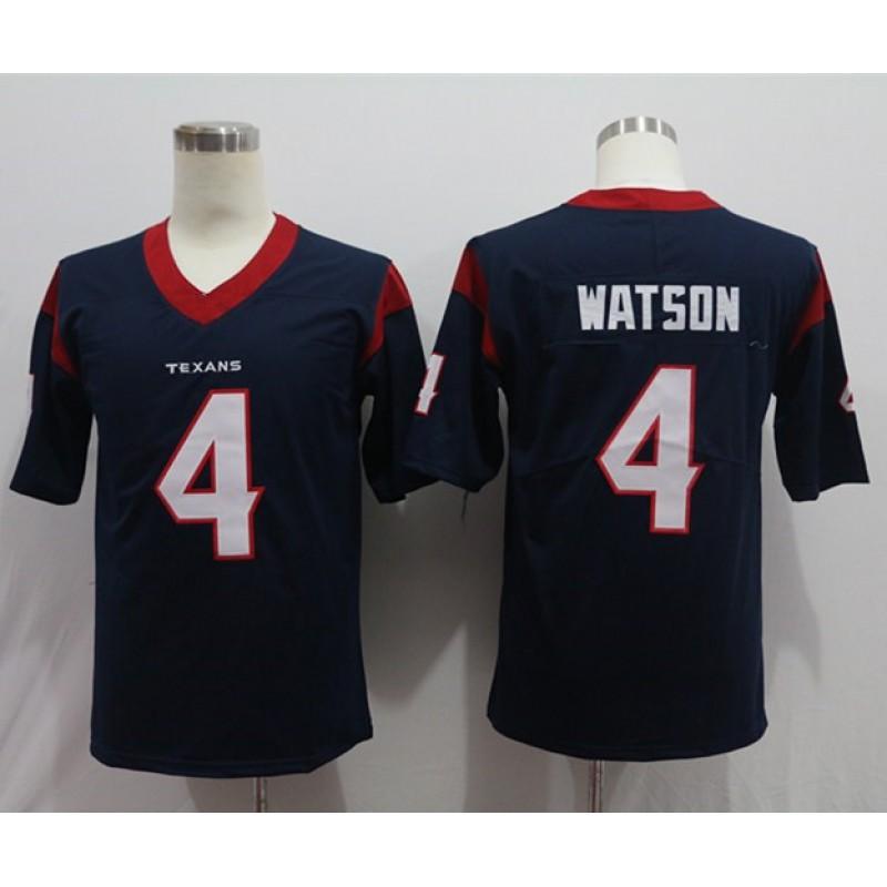 Rugbyový dres na zakázku ve stylu Houston Texans 4 Watson 99 Watt 10 Hopkins Replika Týmový dres Muži Ženy