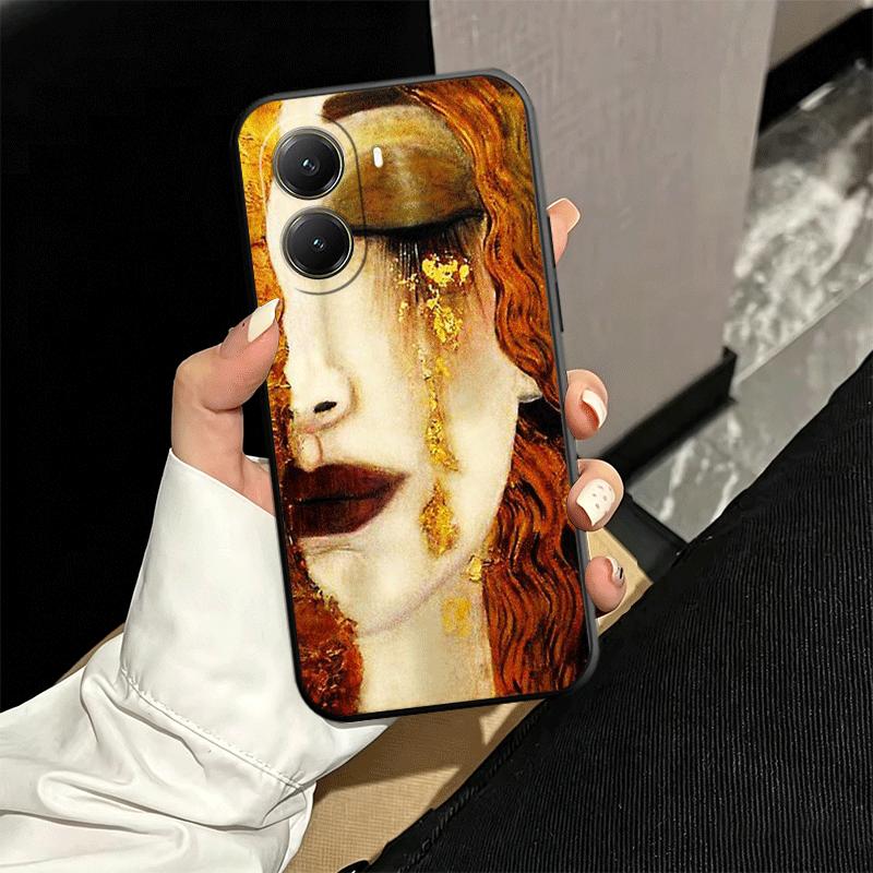 Kiss By Gustav Klimt Art Soft Phone Case for Xiaomi Poco X5 X6 X7 X8 Pro Max X3 F7 F8 Ultra M8 M7 M6 M5 Redmi 15 15C 14C 13C 12C