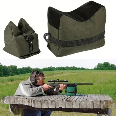 Tatical Shooting Bag Sandbag Support Rifle Rest Sniper Rear Shooting Bag Aiming Frame Sight Calibration Clip Fixed Hunting Bag