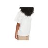 Nike Sportswear Metro Ground Solid Loose Fit Collared Short Sleeve Shirt Kids Tops Phantom-Grey White HF8054-030