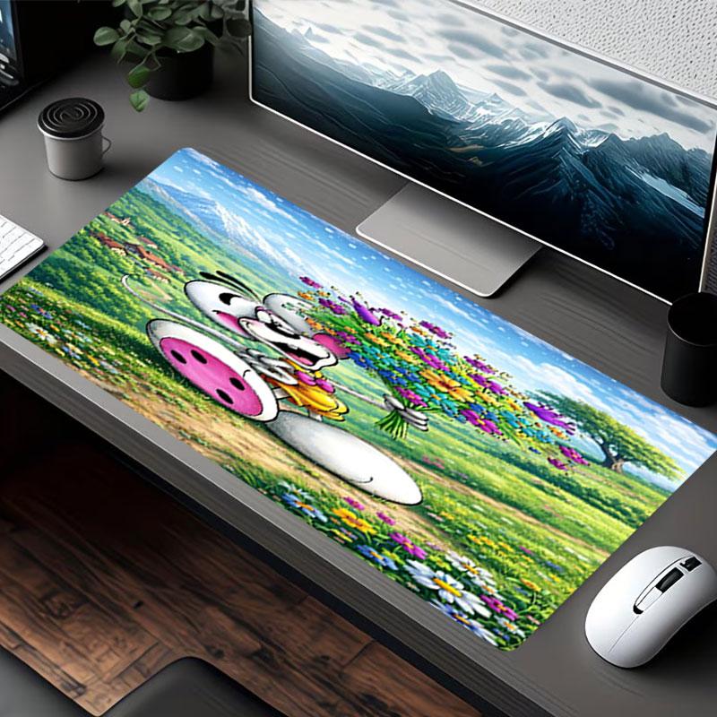 Diddl Print Mouse Pad, for Keyboard Pad Laptop PC Mat for Office Home Use, Desk Decor, Perfect Birthday Gift for Gamers