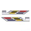 3D Metal V Logo Badge Sticker Front Grill Side Fender Rear Trunk Emblem Decal