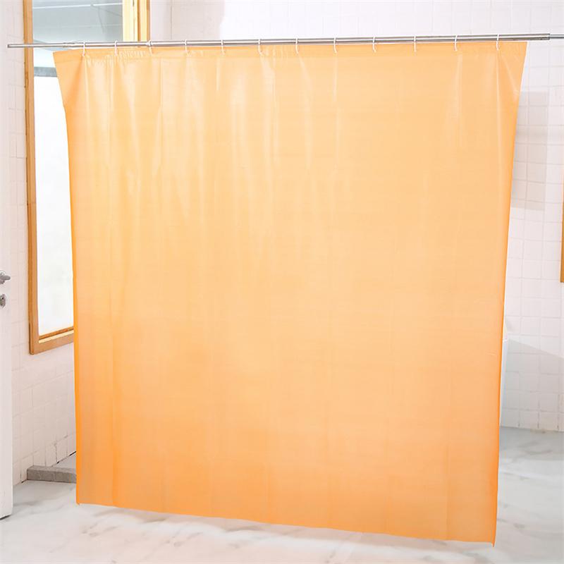 180*180cm Solid Color PEVA Bathroom Waterproof Mildew Proof Fabric Partition Curtain Shower Curtain Home Decor