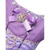 EvrikaUnity Princess Sofia Costume for Girls, Set with Crown and Accessories, Premium Fabric, 6-7 Years, 140 Cm, Purple
