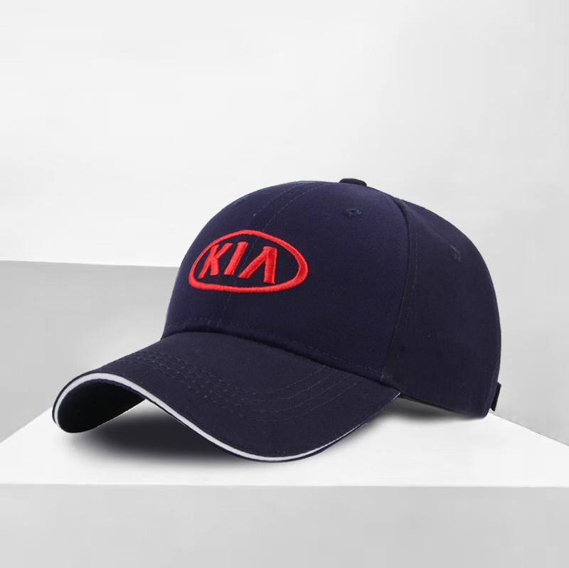 Berretto da Baseball per Auto Esterno Regolabile Cappelli Casual Cappello Parasole per KIA Sportage Rio Ceed Picanto K5 K9 Sorento Accessori