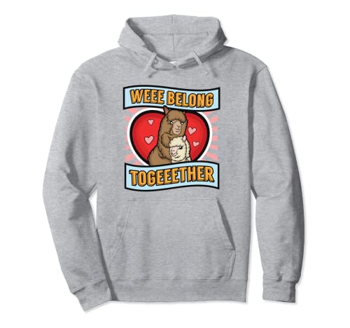 We Belong Together Wakaya Paco Llama Alpaca Breeder Alpaca Hoodie