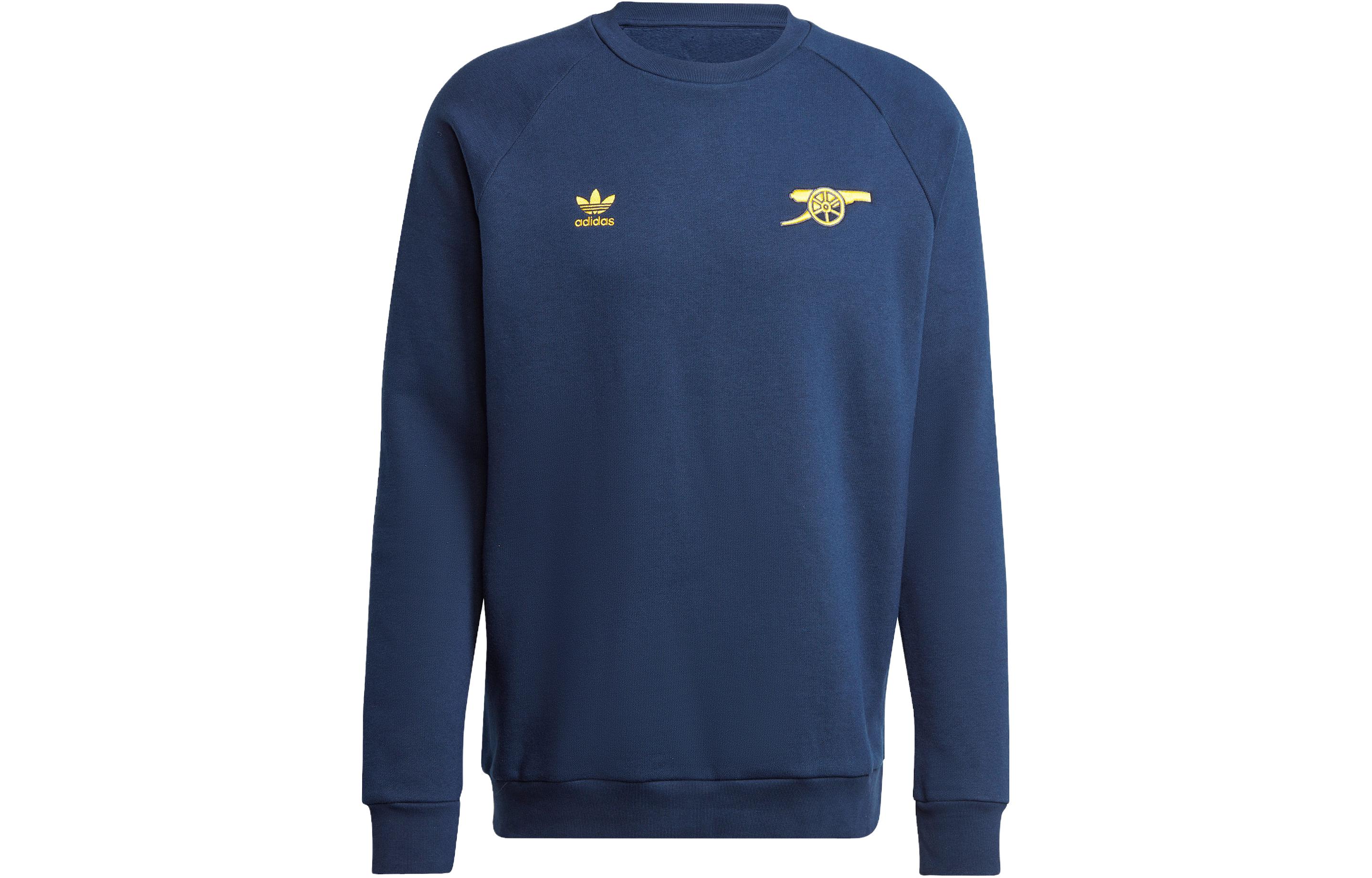 Adidas Originals Essential ARSENAL ESSENTIALS CREW SWEATSHIRT Men s College Navy/Tribal Yellow IK8715 M