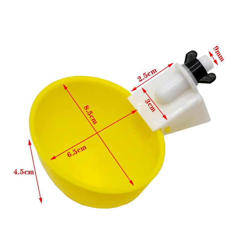 

2 шт. Автоматическая поилка для птицы, поилка для цыплят и уток, подвесная чашка для воды, поильные чаши, поилка-диспенсер, инструменты