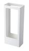 Yamazaki Slim Umbrella Stand, White, Approx. W22 x D12 x H50cm, Tower, Removable Water Tray, 50cm Tall, Stable, Product Number: 4928