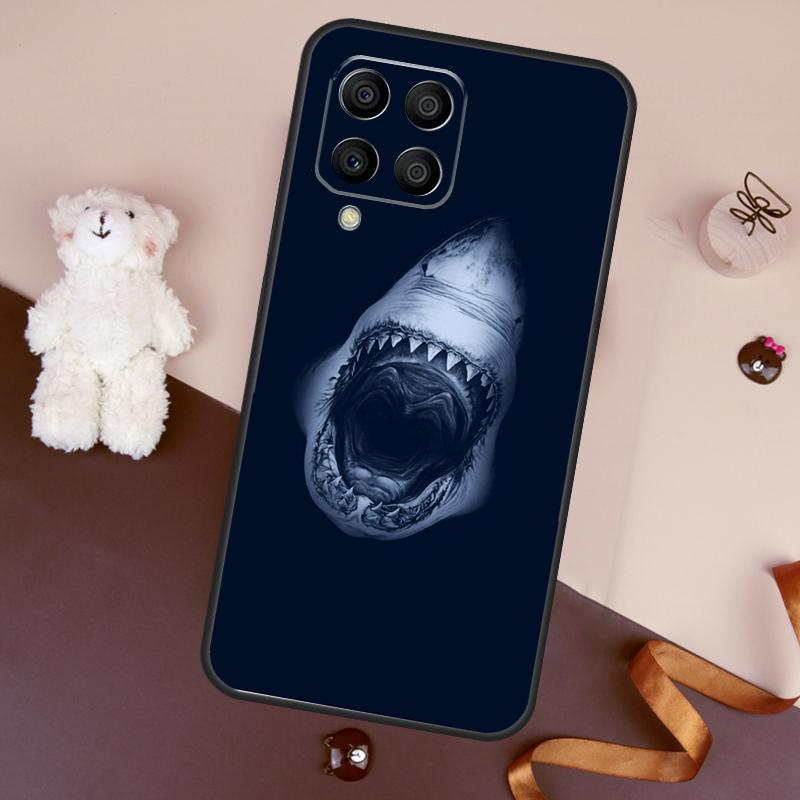 

Ocean Shark Tooth Fish Case For Samsung Galaxy M32 M52 M14 M54 M13 M33 M53 M56 M36 M16 M31 M11 M12 M35 M55 M15 M06 Samsung M51