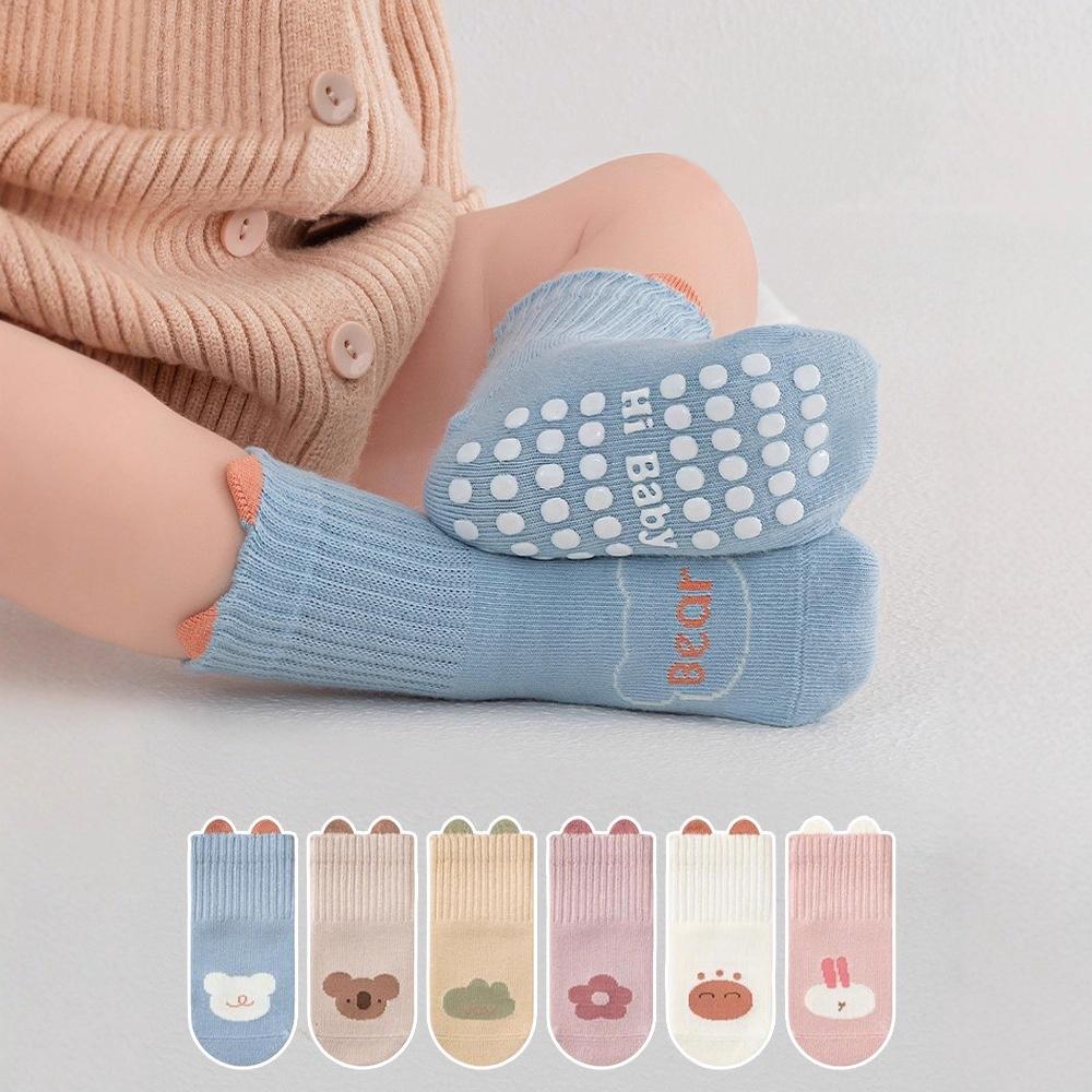 Children's Floor Socks Cartoon Soft Baby Toddler Indoor Anti-slip Walking Socks For Boys Girls Spring Autumn School Sports Sock