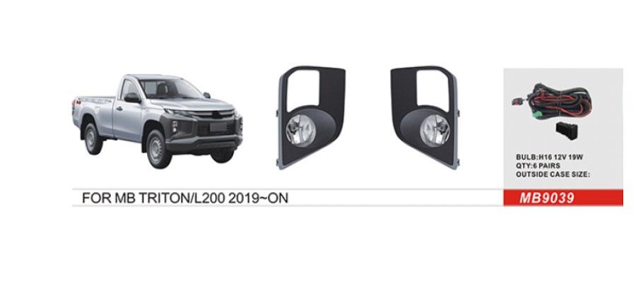 

Противотуманки 2019-2025 (2 шт, галоген) для Mitsubishi Pajero Sport 2015- гг