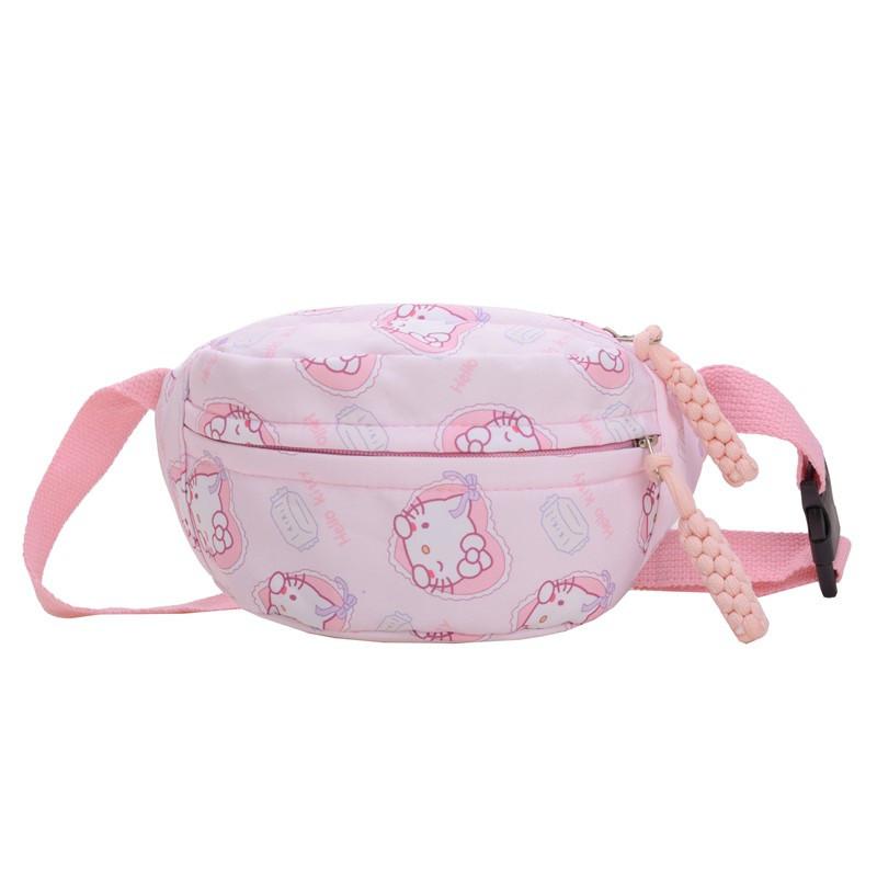 Sac Poitrine Enfant My Melody Extérieur Imperméable en Nylon pour l'École, les Voyages et l'Usage Quotidien