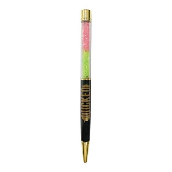 Wicked Two Witches Crystal Ballpoint Pen IG4513 Green Pink Crystal Black