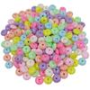 Exquisit Unique New Fashion Acrylic Beads 20/40/100Pcs Diy Bracelet Neacklace Loose Spacer Beads New Arrival Candy Color  Manual Accessories