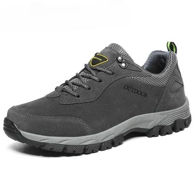 New Original Men's Outdoor Suede Leather Hiking Shoes Travel Hiking Shoes Hunting Shoes Hiking Trail Jogging Shoes Large Size 49