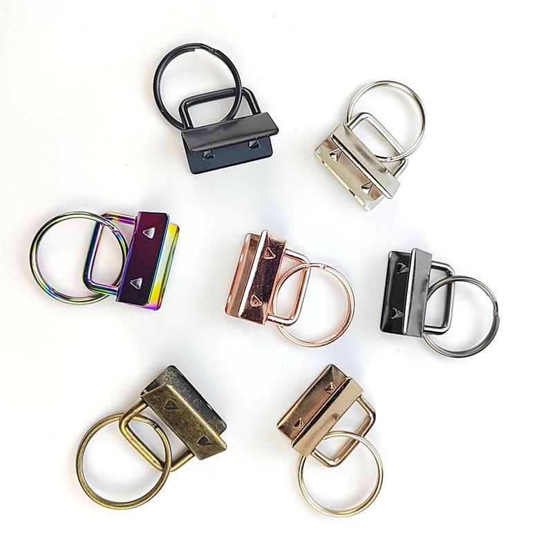 25mm 7-Color Metal Tail Clip Key Webbing Bag Clip Jewelry DIY Hardware Accessories