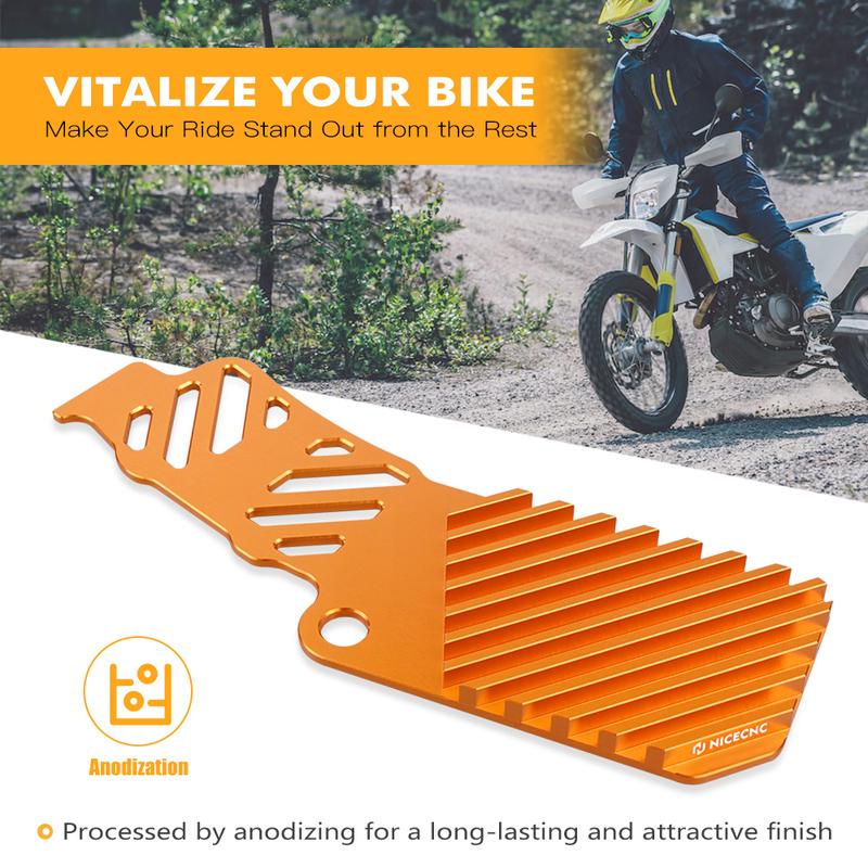 For KTM 690 Enduro R 09-23 SMC R 690 SMCR 14-24 Rear Brake Heat Sink Caliper Cooler for Husqvarna 701 Enduro 701 Supermoto 16-23