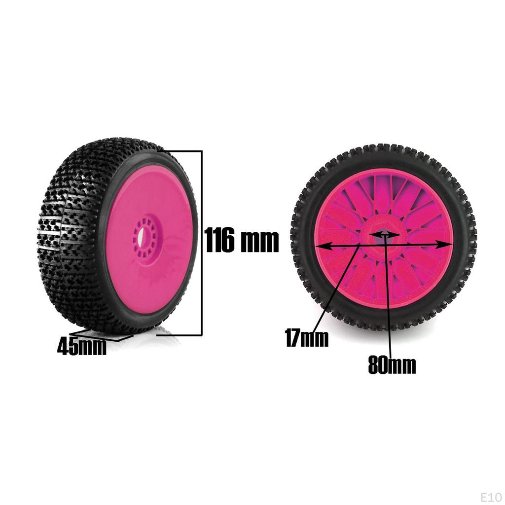 1/8 Scale RC Tires Spare Parts Accessories for HSP Modified Car Truck Buggy Vehicles
