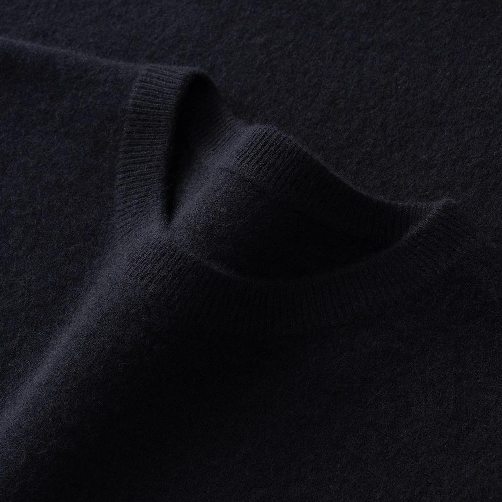 Pull en Cachemire pour Homme: Pull Col Rond Bas, Style Décontracté Chic pour l'Automne/Hiver 2025