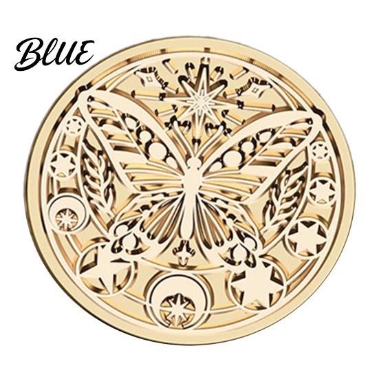 European Relief Seal Vintage Magic Themed Wax Stamp Head Solid Brass Exquisite Notebook Decoration Tool Engraved Sealing Head for Journal Envelope