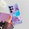 Flowing Color Marble Pattern Phone Case S25Ultra For Samsung Galaxy S25 S24 S23 S21 Ultra S20 FE S22 Plus A35 A55 5G Clear Cover