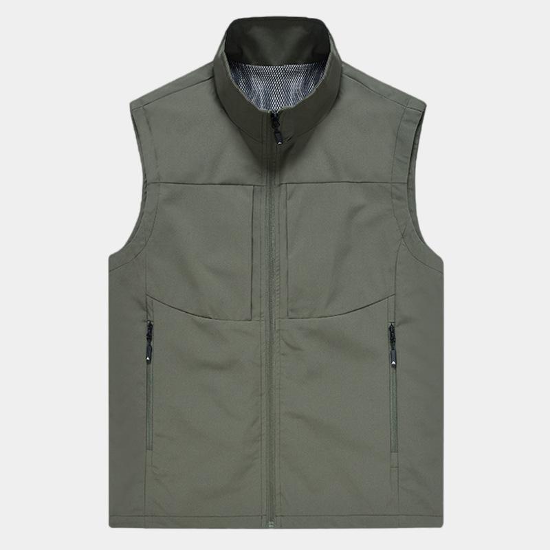 New Vest Vest Jacket for Men Spring and Autumn Thin Vest for Men Outdoor Casual Men Workhorse Clamp