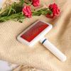 Plastic Metal Nit Head Dog Massage Bath Brush Fur Cleaner Cat Hair Grooming Pet Cleaning Comb