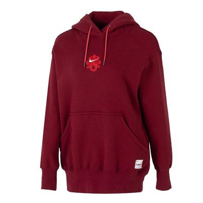 Ropa Deportiva Sudadera Oversize para Mujer Sudaderas para Mujer Rojo Oscuro HV8461677