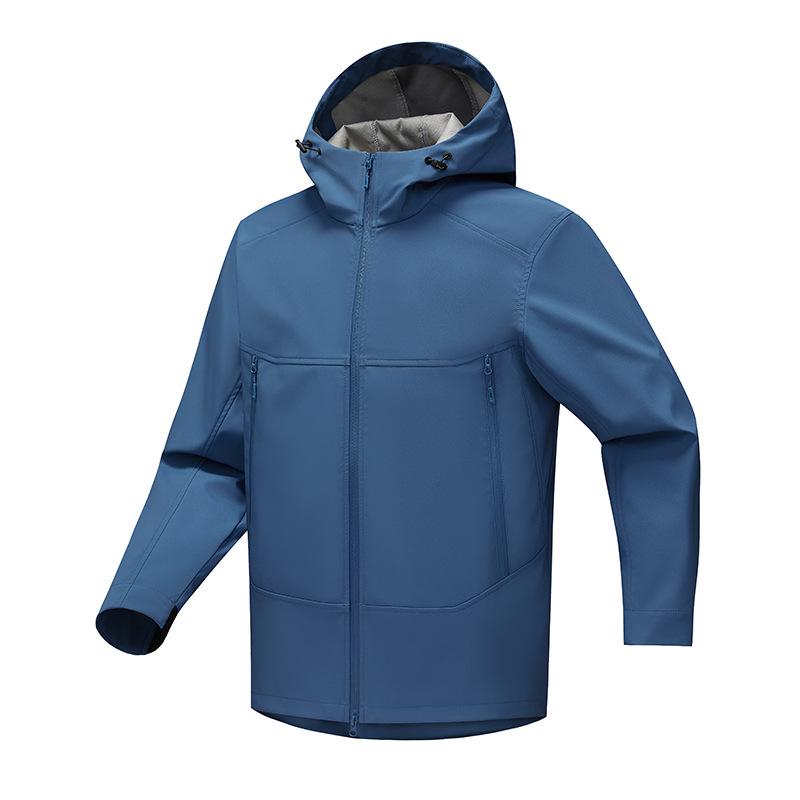 New Style 3D-Cut Windproof Waterproof Softshell Jacket for Couples – Spring/Autumn Mountaineering Suit