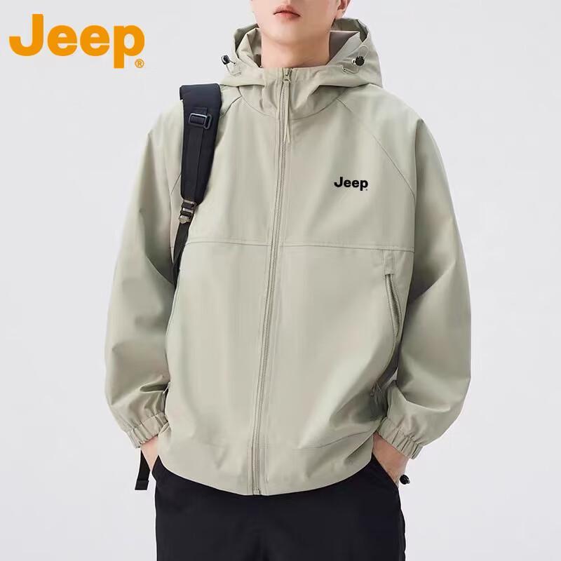 JEEP Men's 2025 Autumn/Winter Outdoor Windproof Jacket