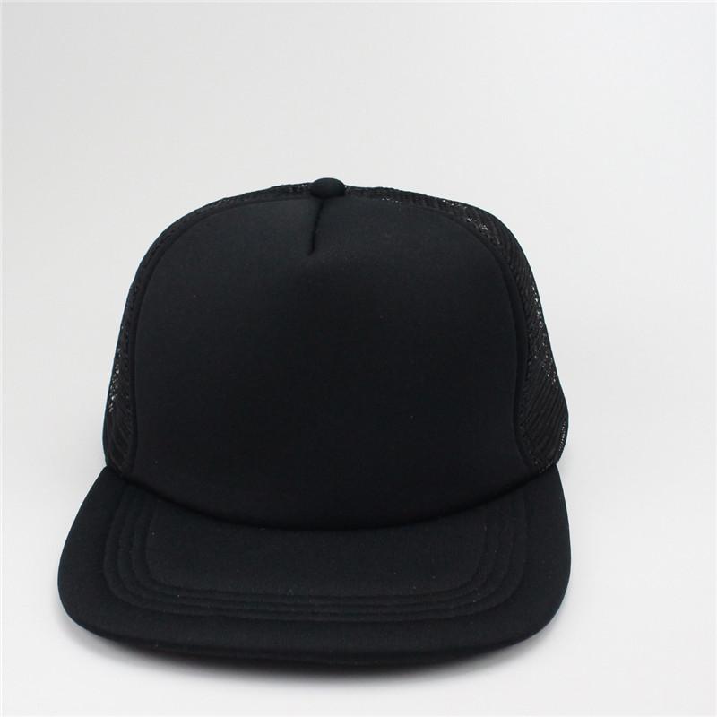 Schwarze Einfache Mesh Snapback Kappen Hut Herren Baseballkappe Unisex Gorras Hip Hop Snapbacks Mesh Sonnenhüte