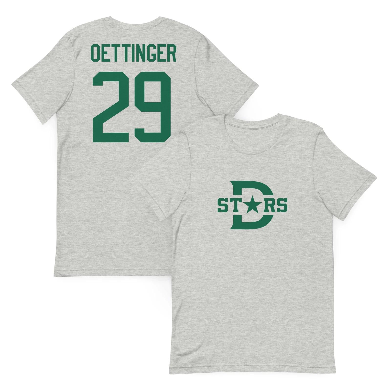 Dallas Stars Jake Oettinger #29 Jersey T-Shirt Vintage Throwback 2XL