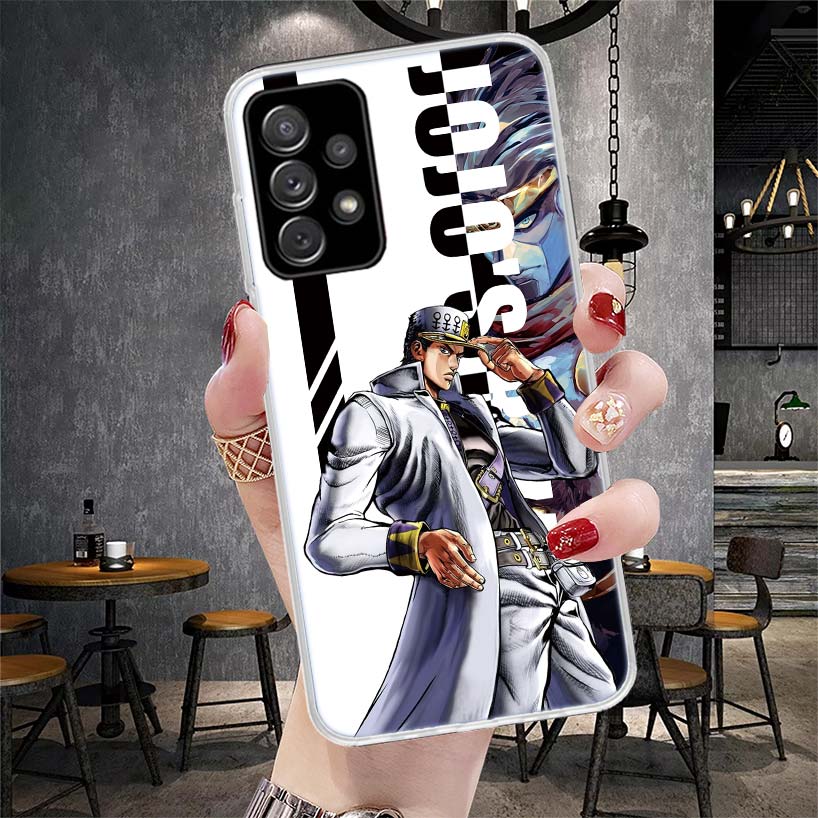 JoJo Bizarre Adventure Anime Phone Case For Samsung Galaxy A12 A22 A32 A52 A72 A02S A51 A50S A71 A70 A31 A20S Note 20 Ultra S10