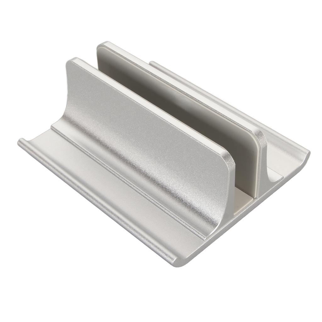 Vertical Laptop Stand 3 in 1 Aluminium Alloy Size Space Saving Laptop Holder for Maximum 17.3in Laptop