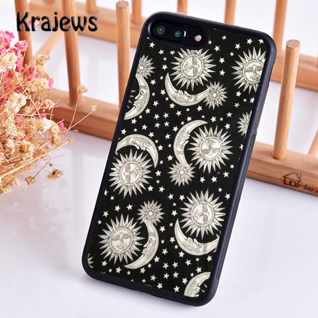 Vintage Moon and Sun Stars Phone Case Cover For iPhone 17 Air 16 15 14 Plus 12 13 Pro Max Coque Shell Fundas