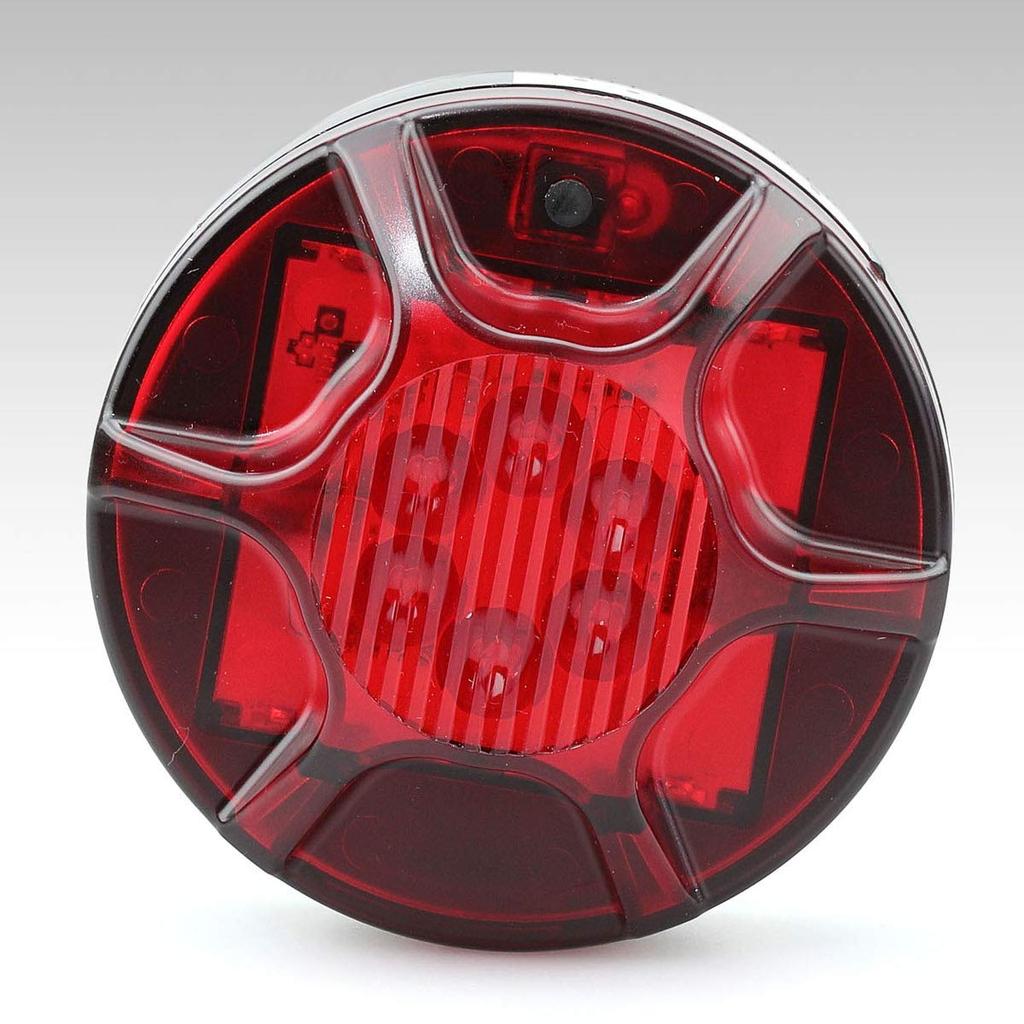 Kijima 217-6153 Motorcycle, Motorcycle Parts, Emergency Auxiliary Light, Emergency Lamp, LED, Uses High Brightness LED (SMD2835), IP56 Equivalent