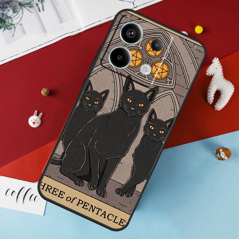 Cats Tarot Witchcraft Case For Xiaomi Redmi Note 14 Pro 13 12 11 10 15 Pro Plus Redmi 14C 15C 10C 12C 13C 15 Cover